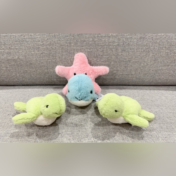 Jellycat Fluffy Turtle Brand New with Tags (BNWT) - Picture 4 of 5